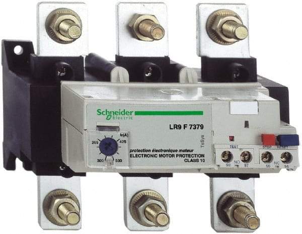 Schneider Electric - 380 to 630 Amp, 1,000 VAC, Thermal IEC Overload Relay - Trip Class 20, For Use with LC1F400, LC1F630 and LC1F800 - Apex Tool & Supply