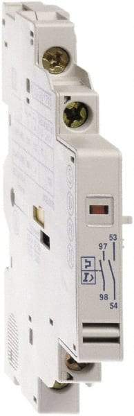 Schneider Electric - Circuit Breaker Auxiliary Contact Block - Use with GV2L, GV2LE, GV2ME, GV2P, GV2RT, GV3L, GV3P, TeSys - Apex Tool & Supply