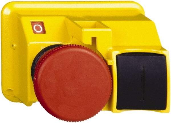 Schneider Electric - Extended Mushroom Head Pushbutton Switch Emergency Stop - Red - Apex Tool & Supply
