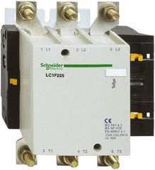 Schneider Electric - 3 Pole, 120 Coil VAC, 225 Amp at 440 VAC, Nonreversible IEC Contactor - Bureau Veritas, CCC, CSA, DNV, EN/IEC 60947-1, EN/IEC 60947-4-1, GL, JEM 1038, LROS, RINA, RMRoS, RoHS Compliant, UL Listed - Apex Tool & Supply