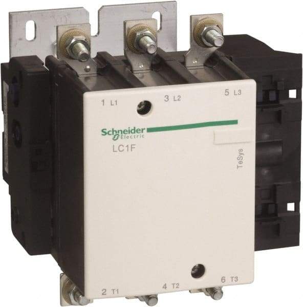 Schneider Electric - 3 Pole, 110 Coil VAC, 265 Amp at 440 VAC, Nonreversible IEC Contactor - Bureau Veritas, CCC, CSA, DNV, EN/IEC 60947-1, EN/IEC 60947-4-1, GL, JEM 1038, LROS, RINA, RMRoS, RoHS Compliant, UL Listed - Apex Tool & Supply