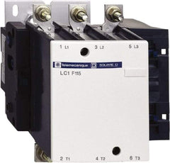 Schneider Electric - 3 Pole, 115 Amp at 440 VAC and 200 Amp at 440 VAC, Nonreversible IEC Contactor - Bureau Veritas, CCC, CSA, DNV, EN/IEC 60947-1, EN/IEC 60947-4-1, GL, JEM 1038, LROS, RINA, RMRoS, RoHS Compliant, UL Listed - Apex Tool & Supply