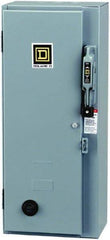 Square D - 3 Pole, 600 VAC, 27 Continuous Amp, 7-1/2 hp and 10 hp hp, Enclosed NEMA Combination Starter - NEMA 1, RoHS Compliant - Apex Tool & Supply