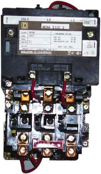 Square D - 56 Amp, Nonreversible Open Enclosure NEMA Motor Starter - Apex Tool & Supply
