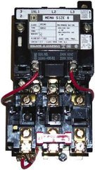 Square D - 208 Coil VAC at 60 Hz, 18 Amp, Nonreversible Open Enclosure NEMA Motor Starter - Apex Tool & Supply