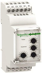Schneider Electric - 2NO/2NC, 24-240 VAC/DC Control Relay - 0.15, 0.50, 1.50 to 1.50, 5, 15 Amps - Apex Tool & Supply