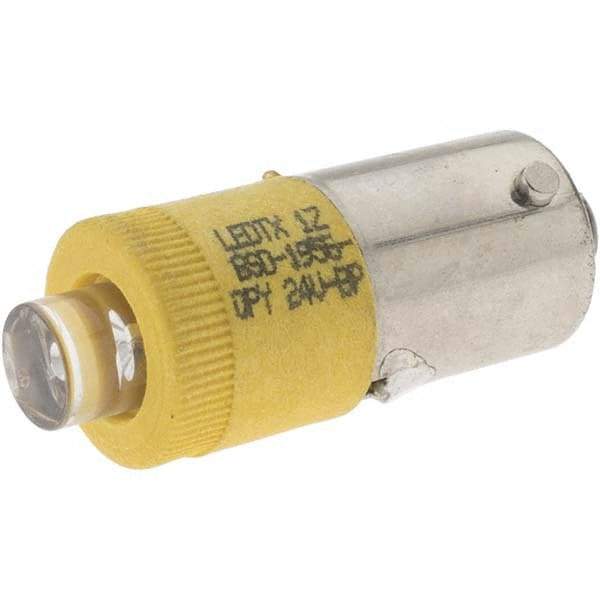 Schneider Electric - Pilot and Indicator Light Replacement LED - Amber, 24 VAC, 24 VDC - Apex Tool & Supply