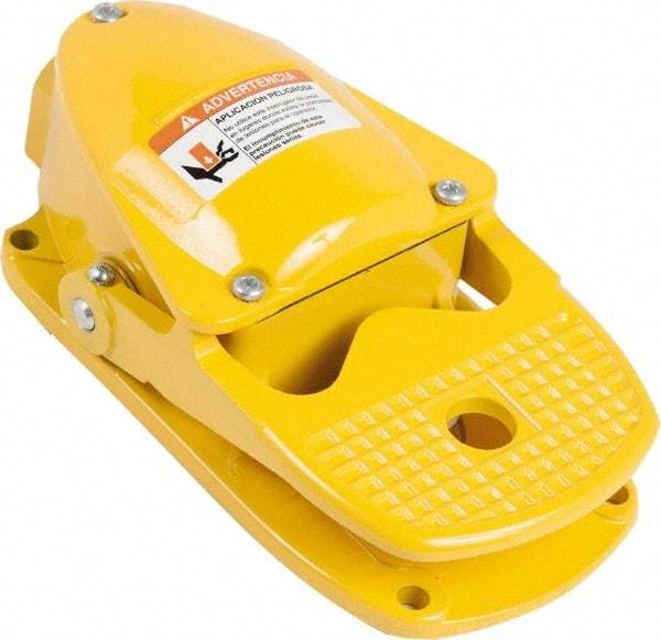 Square D - 1 Treadle, 3 Amp, Maintained (MA), SPST, Electric Foot Switch - 13, 2 & 4 NEMA Rated, 11-1/2" Long x 6.8" Wide x 6-1/2" High - Apex Tool & Supply