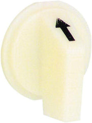 Schneider Electric - 30mm, White, Selector Switch Operating Knob - For Use with Selector Switch - Apex Tool & Supply