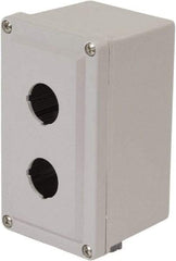 Square D - 2 Hole, 30mm Hole Diameter, Plastic Pushbutton Switch Enclosure - 1, 3, 4, 12, 4X NEMA Rated - Apex Tool & Supply