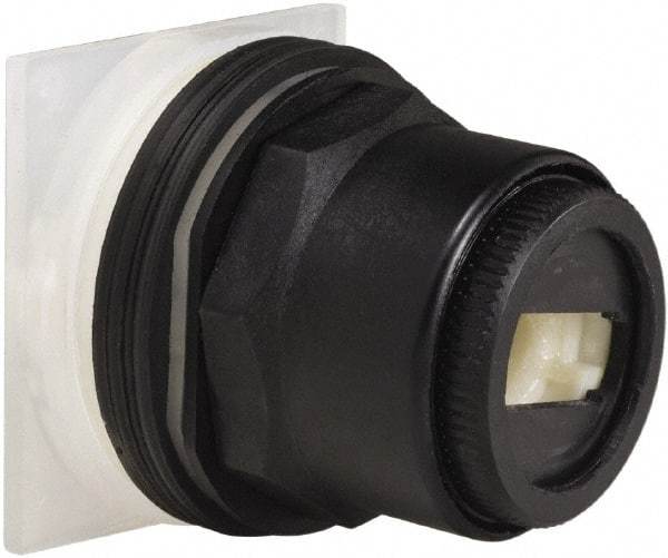 Schneider Electric - 1.18 Inch Mount Hole, 3 Position, Knob and Pushbutton Operated, Selector Switch Only - Momentary (MO), without Contact Blocks, Anticorrosive, Weatherproof, Dust and Oil Resistant - Apex Tool & Supply