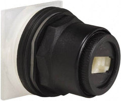 Schneider Electric - 1.18 Inch Mount Hole, 3 Position, Knob and Pushbutton Operated, Selector Switch Only - Momentary (MO), without Contact Blocks, Anticorrosive, Weatherproof, Dust and Oil Resistant - Apex Tool & Supply