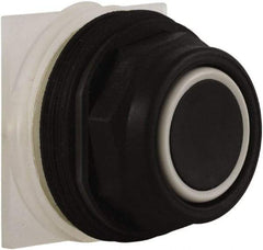 Schneider Electric - 30mm Mount Hole, Extended Straight, Pushbutton Switch Only - Black Pushbutton, Momentary (MO) - Apex Tool & Supply