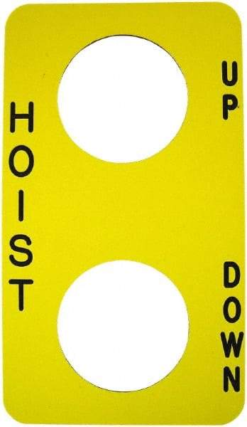 Square D - Legend Plate - Raise-Lower - Apex Tool & Supply