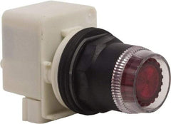Schneider Electric - 30mm Mount Hole, Extended Straight, Pushbutton Switch Only - Red Pushbutton, Momentary (MO) - Apex Tool & Supply