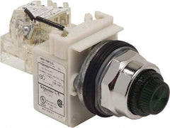 Schneider Electric - 120 VAC Green Lens LED Pilot Light - Round Lens, Screw Clamp Connector - Apex Tool & Supply