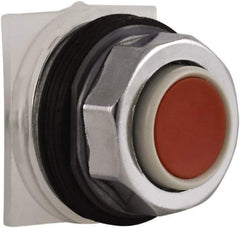 Schneider Electric - 30mm Mount Hole, Extended Straight, Pushbutton Switch Only - Round, Red Pushbutton, Momentary (MO), Weatherproof, Dust and Oil Resistant - Apex Tool & Supply