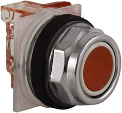 Schneider Electric - 30mm Mount Hole, Extended Straight, Pushbutton Switch with Contact Block - Red Pushbutton, Momentary (MO) - Apex Tool & Supply