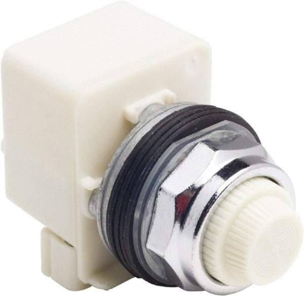 Schneider Electric - 120 V White Lens LED Indicating Light - Screw Clamp Connector - Apex Tool & Supply