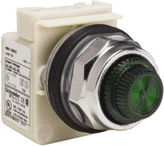 Schneider Electric - 28 V Green Lens Indicating Light - Screw Clamp Connector - Apex Tool & Supply