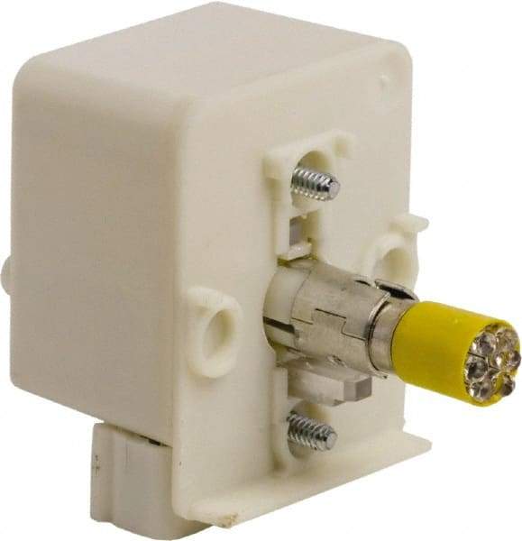Schneider Electric - 24-28 VAC, 24-28 VDC Yellow Lens LED Light Module - Apex Tool & Supply