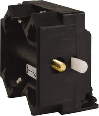 Schneider Electric - 2NO, 3 Amp, Electrical Switch Contact Block - 115 VDC and 240 VAC, Screw Terminal - Apex Tool & Supply
