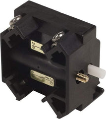 Schneider Electric - 2NC, 3 Amp, Electrical Switch Contact Block - 115 VDC and 240 VAC, Screw Terminal, 1.18 Inch Hole, 30mm Hole - Apex Tool & Supply