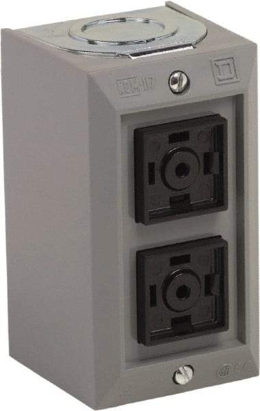 Schneider Electric - 2 Operator, Projecting Pushbutton Control Station - No Legend, Momentary Switch, 2NO/2NC Contact, NEMA 1 - Apex Tool & Supply