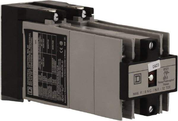 Square D - 12NO, 600 VAC Control Relay - Panel Mount - Apex Tool & Supply