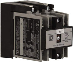 Square D - Electromechanical Screw Clamp General Purpose Relay - 20 Amp at 600 VAC, 4NO, 110 VAC at 50 Hz & 120 VAC at 60 Hz - Apex Tool & Supply