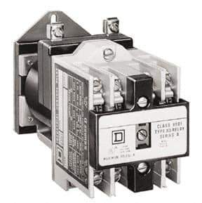 Square D - 4NO, 600 VAC Control Relay - Panel Mount - Apex Tool & Supply