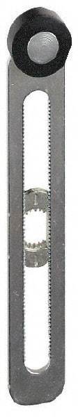 Telemecanique Sensors - 3-1/2 Inch Long, Limit Switch Roller Lever - Thermoplastic Roller, For Use with ZCE01, ZCE05 - Apex Tool & Supply