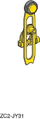 Telemecanique Sensors - 3.7 Inch Long, Limit Switch Roller Lever - Thermoplastic Roller, For Use with ZC2JE01, ZC2JE02, ZC2JE03, ZC2JE04, ZC2JE05, ZC2JE06, ZC2JE07 - Apex Tool & Supply