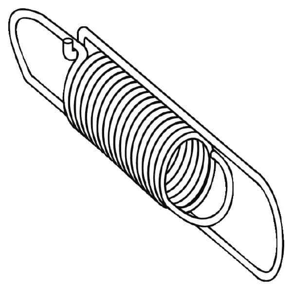 Telemecanique Sensors - 7.2 Inch Long, Limit Switch End Spring - For Use with XY2CH - Apex Tool & Supply