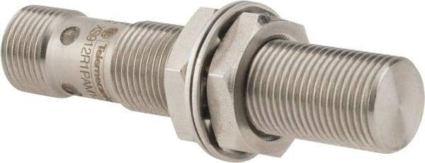 Telemecanique Sensors - PNP, 6mm Detection, Cylinder, Inductive Proximity Sensor - 3 Wires, IP68, IP69, 12 to 24 VDC, M12x1 Thread, 60mm Long - Apex Tool & Supply