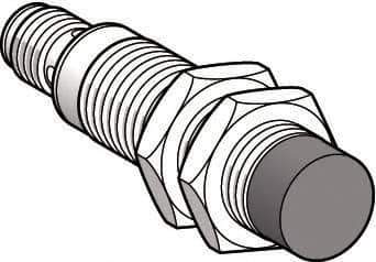 Telemecanique Sensors - NPN, PNP, 12mm Detection, Cylinder, Inductive Proximity Sensor - 2 Wires, IP67, IP69, 24 to 240 VAC/VDC, M18x1 Thread, 72mm Long - Apex Tool & Supply