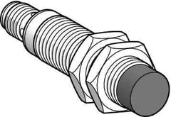 Telemecanique Sensors - NPN, PNP, 8mm Detection, Cylinder, Inductive Proximity Sensor - 2 Wires, IP67, 24 to 210 VDC, 24 to 240 VAC @ 50/60 Hz, M18x1 Thread, 72mm Long - Apex Tool & Supply