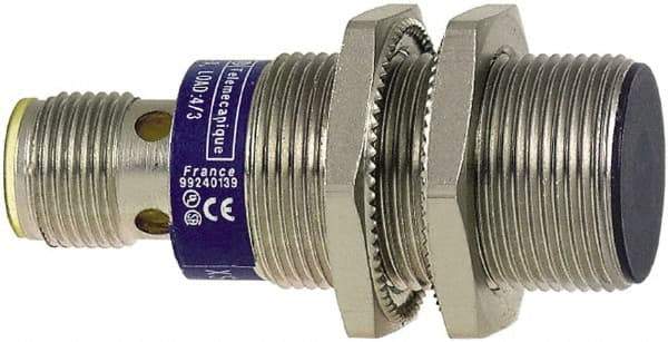 Telemecanique Sensors - PNP, NO/NC, 5mm Detection, Cylinder, Inductive Proximity Sensor - 4 Wires, IP67, 12 to 24 VDC, M18x1 Thread, 48mm Long - Apex Tool & Supply