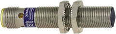 Telemecanique Sensors - NPN, PNP, NC, 2mm Detection, Cylinder, Inductive Proximity Sensor - 2 Wires, IP67, IP69, 12 to 48 VDC, M12x1 Thread, 62mm Long - Apex Tool & Supply