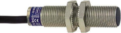 Telemecanique Sensors - NPN, PNP, NO/NC, 2mm Detection, Cylinder, Inductive Proximity Sensor - 4 Wires, IP68, 12 to 24 VDC, M12x1 Thread, 50mm Long - Apex Tool & Supply