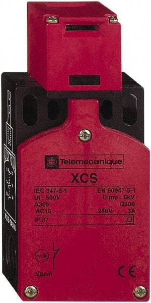 Telemecanique Sensors - 3NC Configuration, Multiple Amp Level, Plastic Key Safety Limit Switch - 52mm Wide x 30mm Deep x 115mm High, IP67 Ingress Rating - Apex Tool & Supply