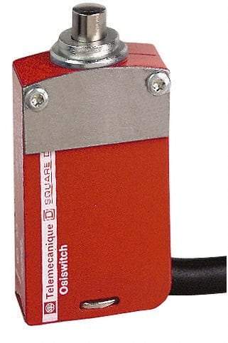 Telemecanique Sensors - 2NO/2NC Configuration, Multiple Amp Level, Metal Plunger Safety Limit Switch - 5m Cable Length, 30mm Wide x 16mm Deep x 60mm High, IP66, IP67, IP68 Ingress Rating - Apex Tool & Supply