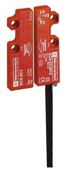 Telemecanique Sensors - 2NC Configuration, 24 VDC, 100 Amp, Plastic Noncontact Safety Limit Switch - 2m Cable Length, 16mm Wide x 7mm Deep x 51mm High, IP66, IP67 Ingress Rating - Apex Tool & Supply