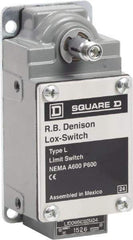 Square D - DPST, 2NC, 600 Volt Screw Terminal, Rotary Spring Return Actuator, General Purpose Limit Switch - 1, 2, 4, 12, 13 NEMA Rating, IP67 IPR Rating - Apex Tool & Supply