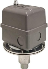 Square D - 1 NEMA Rated, DPST, 20 inHg to 25 inHg, Vacuum Switch Pressure and Level Switch - Adjustable Pressure, 480 VAC, Screw Terminal - Apex Tool & Supply