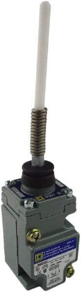 Square D - SPDT, NC/NO, 600 Volt Screw Terminal, Cat Whisker Actuator, General Purpose Limit Switch - 1, 2, 4, 6, 12, 13, 6P NEMA Rating, IP67 IPR Rating - Apex Tool & Supply