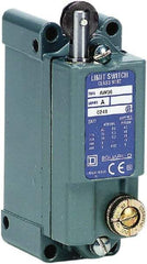 Square D - SPDT, NC/NO, 600 VAC, Screw Terminal, Roller Plunger Actuator, General Purpose Limit Switch - 1, 2, 4, 12, 13 NEMA Rating, IP65 IPR Rating, Surface Mount - Apex Tool & Supply