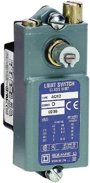 Square D - SPDT, NC/NO, 600 VAC, Screw Terminal, Rotary Head Actuator, General Purpose Limit Switch - 1 NEMA Rating, IP20 IPR Rating - Apex Tool & Supply
