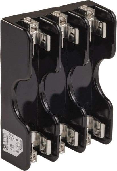 Square D - 3 Pole, 600 Volt, 60 Amp, Surface Mount Fuse Holder - Compatible with R Class Fuse - Apex Tool & Supply
