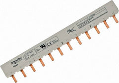 Schneider Electric - 65 Amp Circuit Breaker Combination Busbar - 10-3 AWG, Use with C60 Comb Busbars, N40 Comb Busbars - Apex Tool & Supply